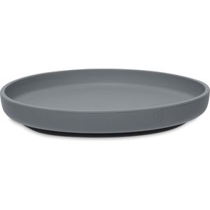 Jollein - Bordje (Storm Grey) - Siliconen - Baby Bord, Baby Servies - 6-18 maanden