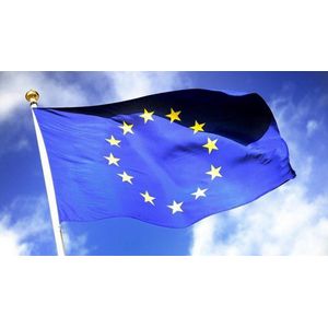 Europese Vlag groot formaat  1.50m x 2.50m | Grote stormvlag EU / Europa