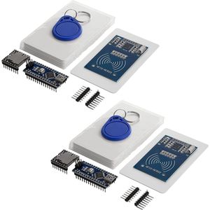 AZDelivery 2 x TonUINO Set (Mp3-Speler, AZ-Nano V3-Board, RFID Kit en 10 x 13,56 MHz RFID-Kaarten) compatibel met Arduino Inclusief E-Book!