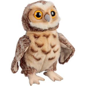 Tobar Knuffeldier uil - 28 cm - Bos dieren vogels speelgoed knuffels