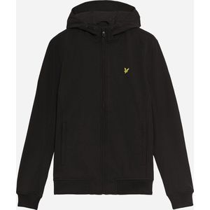 Lyle & Scott Fleece back softshell jacket - jet black