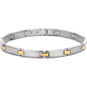 Danish Design - Titanium Armband Auning Tweekleuren IJ107B2