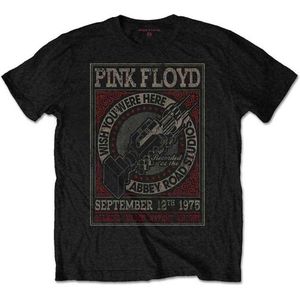 Pink Floyd - WYWH Abbey Road Studios Heren T-shirt - L - Zwart
