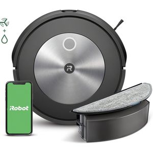 iRobot Roomba Combo j5 Robotstofzuiger met Dweilfunctie - Objectdetectie en vermijding - Ideaal voor Huisdieren - j5178
