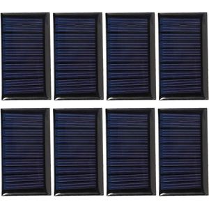 Mini Solar Panel 8pcs 30MA 5V DIY Solar Cells Panels Epoxy Plate Electric Toys Materials Photovoltaic Cell Charger