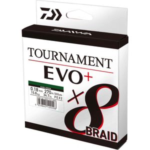 Daiwa Tournament X8 EVO+ Chartreuse 135m 0.08 mm 4.90kg