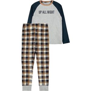 Name it jongens pyjama - Raglan mouw - Donkerblauw - Maat 116 - 116.