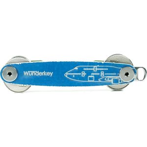 Wunderkey Boeing 747 Charlie Sleutelhanger - Sleutelhouder 2.0 - 8 Sleutels - Aluminium - KLM Donker Blauw