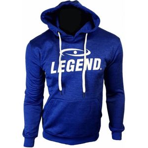 Legend Sports Logo Hoodie Blauw Maat L
