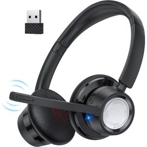 Headset Met Microfoon Voor Laptop - Headset Voor Laptop - Koptelefoon Met Microfoon Voor Laptop