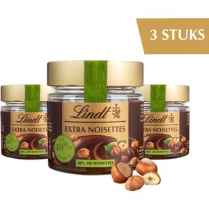 Lindt Chocolade Pasta Hazelnoot 3-pack - 3x 200 gram - Chocolade spread met 40% Hazelnoot - Premium Chocolade - Ideaal op brood of bij nagerechten