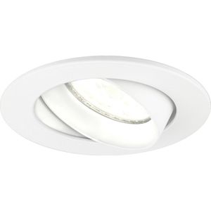 Ledvion - LED Inbouwspots Rio, Wit, Dimbaar, 3W, 4000K, Ø85 mm, Rond, 2 Jaar Garantie