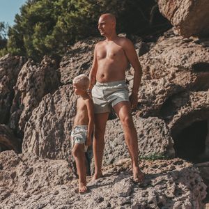 Seersucker Swim Short Men | UV-zwembroek voor mannen | Maat S t/m XL | Salted Stories