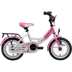 Bikestar 12 inch Classic kinderfiets, roze / wit