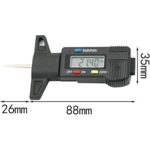Profieldiepte Meter Banden - Bandprofiel Meter - Digitale Bandenprofielmeter