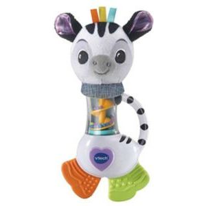 Vtech Baby Dierenvriendjes Rammelaar Zebra - Educatief Baby Speelgoed - Rammelaar - Cadeau - Vanaf 3 Maanden