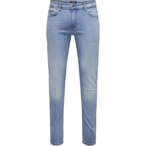 Only & Sons Jeans Onsloom Slim One Lbd 8263 Azg Dnm N 22028263 Light Blue Denim Mannen Maat - W28 X L30
