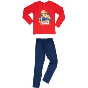 Brandweerman Sam Pyjama - Rood - Maat 122/128