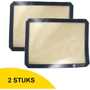 Hubert Wyoming - Siliconen Bakmat - 2 Stuks - Anti Kleef/plak