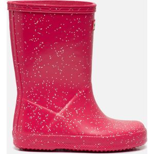 Hunter Glitter Regenlaarzen roze Rubber - Dames - Maat 25