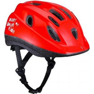 BBB Cycling Boogy Kinderhelm Fiets - Fietshelm Kinderen - Sporthelm Kind - Maat S - Glanzend Rood - BHE-37