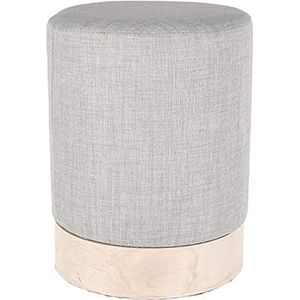 Pouf Gris Clair Style Scandinave - Grote Afmetingen