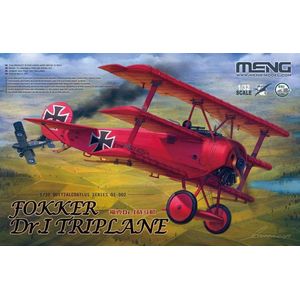 1:32 MENG QS002 Red Baron’s Classic Triplane Debuts Plastic Modelbouwpakket