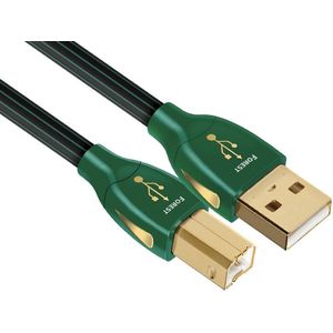 Audioquest Forest USB A naar USB B Kabel - Hifi USB Kabel - 3m