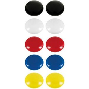 Magneet - Rond - Gekleurd - Set van 20