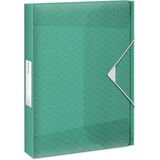 Esselte Colour'Breeze A4 Documentenbox - Dosiermap voor 350 Vellen - Rugbreedte van 40mm - Groen