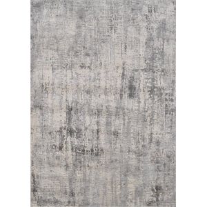 Vercai Rugs Invista Collectie - Hoogpolig Vloerkleed - Zacht Tapijt voor Woonkamer - Polyester - Grijs - 80x150 cm