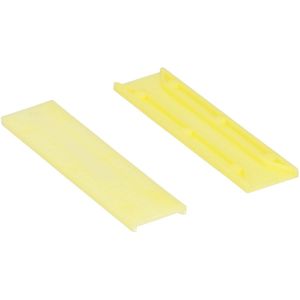 Wovar Glasblokjes 26 mm breed | 4 mm dik Geel | Per 100 stuks