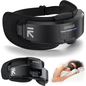 Shift Oogmasker massageapparaat met warmte en bluetooth-muziek - 2-in-1 oogmassageapparaat - 3 drukniveaus - 3 warmtestanden - 3 timers - ter ontlasting van de ogen