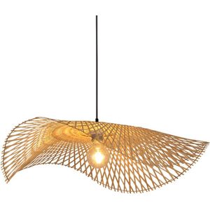 Groenovatie Bamboe Hanglamp - Handgemaakt - Naturel - ⌀55 cm