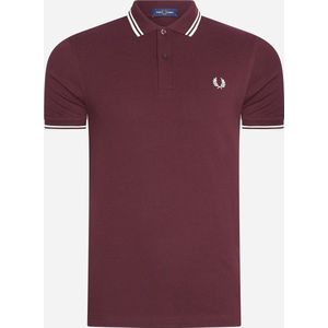 Fred Perry Twin tipped fred perry shirt - oxblood