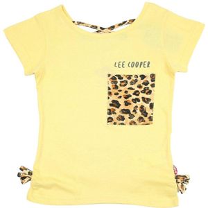 Lee Cooper Shirtje Lee Cooper Leopard geel Kids & Kind Meisjes Geel - Maat: 134/140