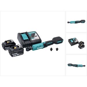 Makita DWR 180 RT accuschroevendraaier 18 V 47,5 Nm 1/4"" 3/8"" + 2x accu 5.0 Ah + lader