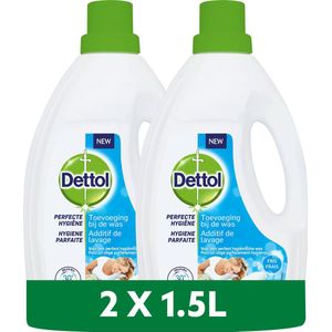 Dettol Was Toevoeging Hygiëne Fresh – 2 x 1,5 L - Voordeelverpakking