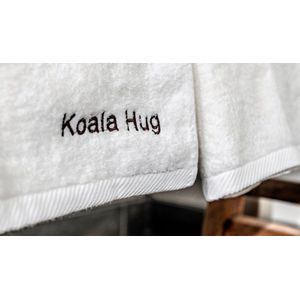 KOALA HUG TENCEL™ lyocell douchelaken 70x140, Off white; hypoallergeen & antibacterieel | ecologisch