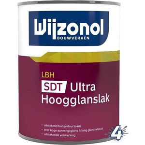 Wijzonol LBH SDT Ultra Hoogglanslak 2,5 liter - Wit