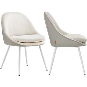 Eetkamerstoel – Set van 2 – Met Uitlopende Poten – Scandinavische Look