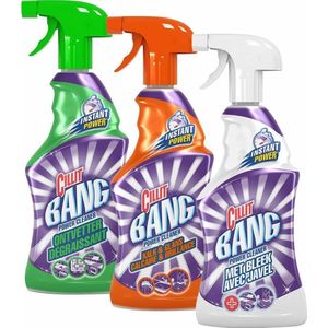 Cillit Bang Power Cleaner Sprays 500 ml - MIX - Ontvetter / Bleek & Hygiëne / Anti-Kalk