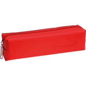 Bombata Etui Classic 19 X 5 Cm Kunstleer Rood