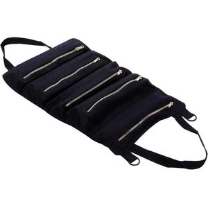 Tool Tassen Pouches Roll Multi-Purpose Hanging Storage Case - Roll Up Pouch Bag Rits Carrier Tote Organizer Emmer - 5 Zakken met rits