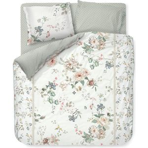 Pip Studio Tokyo Bouquet dekbedovertrek - Lits-Jumeaux XL - 260x200/220 - Wit