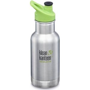 Klean Kanteen Drinkfles geïsoleerd sportcap - brushed stainless - 355 ml