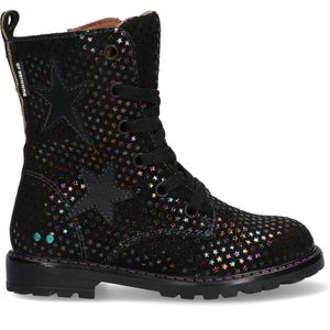 BunniesJR 222861-998 Meisjes Biker Boots - Multi - Leer - Veters