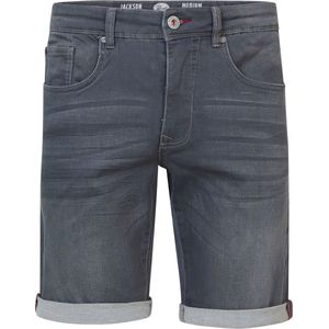 Petrol Industries - Heren Jackson denim short - Grijs - Maat S