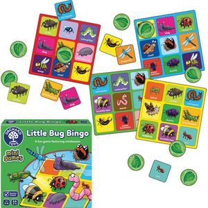 Orchard Toys - Little Bug Bingo - Mini Game - Insecten bingo spel - voor thuis en onderweg - vanaf 3 jaar