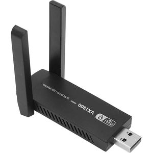 USB-netwerkkaart USB3.0 2.4GHZ Naar 5.0GHZ WiFi 6-adapter - Hoge Snelheid 1800Mbps - Dual Band-ondersteuning - AX1800Mbps - MU MIMO WiFi-dongle - voor Pc Desktop-laptop .